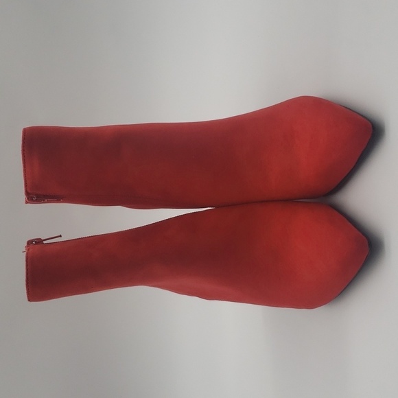 750- Bar lll Women's Knee Boots Asyaf Red Color Size 7 M - Picture 3 of 9